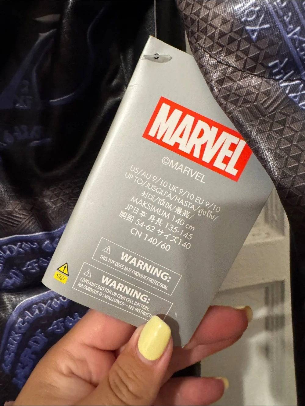 Disney Marvel Costume Sz 9/10